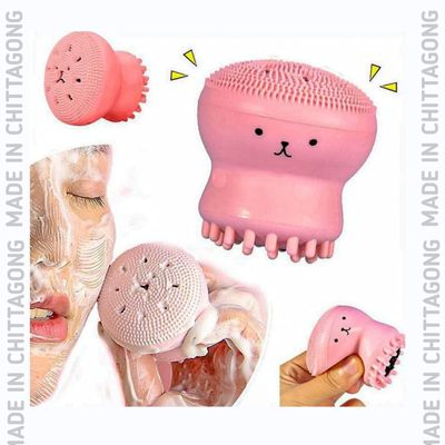 Silicone small octopus wash brush silicone beauty cleaning brush small octopus cleansing instrument silicone wash face_img_5