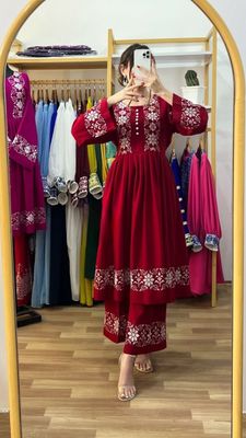 Premium Cotton Embroidary Co-Ord 2 Piece Set_img_2