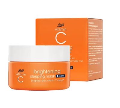 Boots Vitamin C Brightening Sleep Mask Night Cream 18ml_img_0