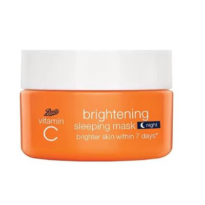 Boots Vitamin C Brightening Sleep Mask Night Cream 18ml_img_1