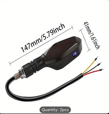 2pcs Universal LED Lamp Color Projection Lamp SequentialLights for Motorcycle_img_1