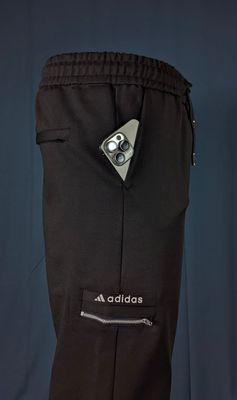 ADIDAS Men's Casual Trouser || Gym Pants with Zipper Pockets_img_0