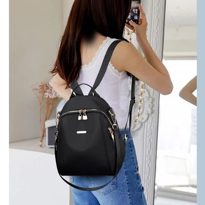 Women Casual Backpack Black_img_1