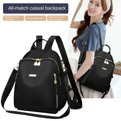 Women Casual Backpack Black_img_2