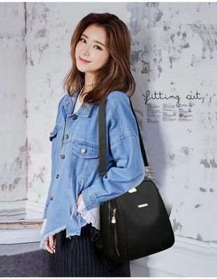 Women Casual Backpack Black_img_4