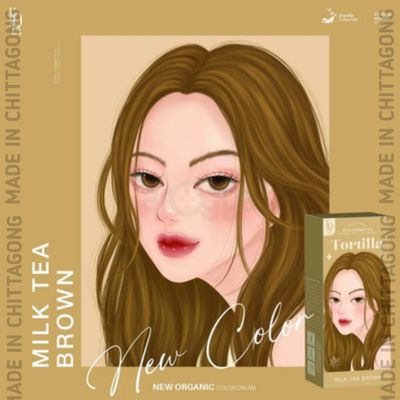 Kota Cosmetics Hair Color Cream Tortilla (Milk Tea Brown)_img_2