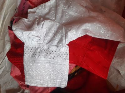 চিকেন থ্রি ঘটি হাঁফ হাতা ব্লাউজ_img_0