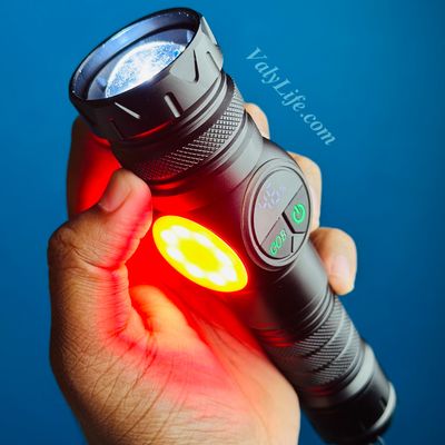 GearUP K60 Rechargeable Flashlight 10W COB + LED Torchlight_img_4