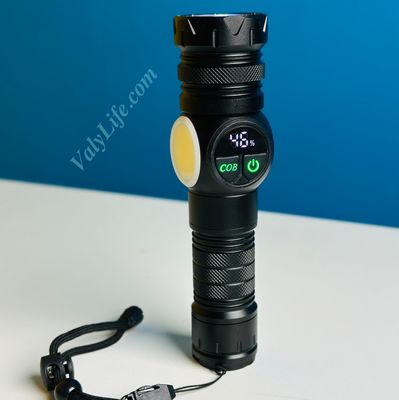 GearUP K60 Rechargeable Flashlight 10W COB + LED Torchlight_img_7