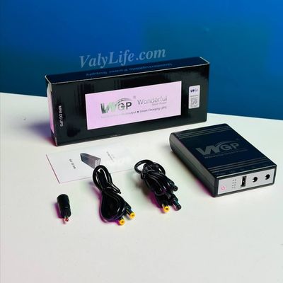 New Version WGP mini UPS 10400mAh – 5/9/12V – Black + GearUP 12V/3A Adapter_img_0