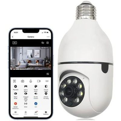 📡 Oxygen Smart Camera 2MP IPC-V380-E27 | 360° Panoramic Security_img_1