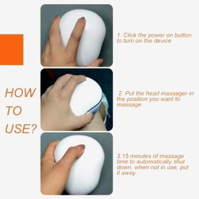 Portable Electric Head Massager | Deep Kneading Scalp & Body Relaxation Device_img_6