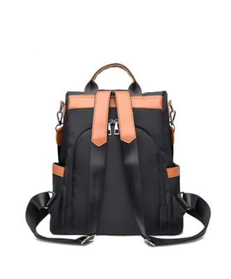 Casual Oxford Backpack Women Black Waterproof Nylon School Bags for Teenage Girls High Quality_img_3