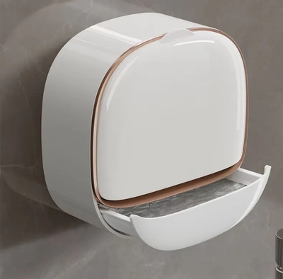 Wall-mounted Soap Box Plastic bar Soap Holder Drain Bathroom Soap Holder_img_2