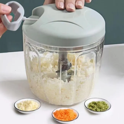 Mini Manual Meat Vegetable Garlic Press Chopper Hot Sale Kitchen Vegetables Blender Garlic Cutter_img_1