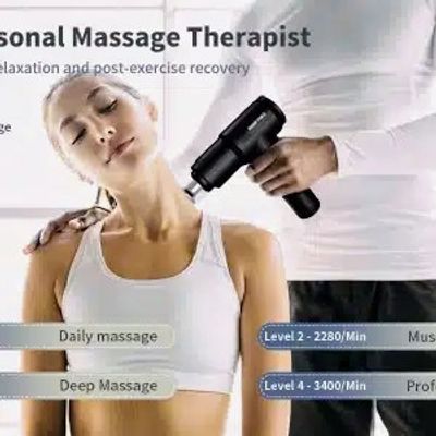 Fascial Gun KH-320 Muscle Massager | Deep Tissue Pain Relief & Recovery Tool_img_3