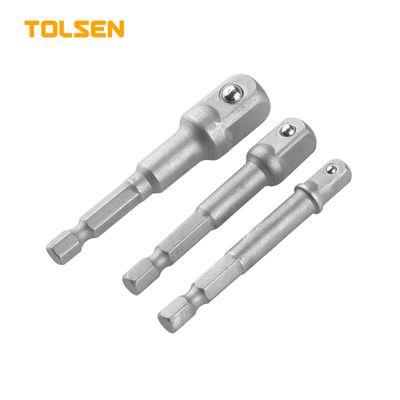 Tolsen 3Pcs Hex Adaptor Set (1/4", 3/8", 1/2") Model: 77864_img_0