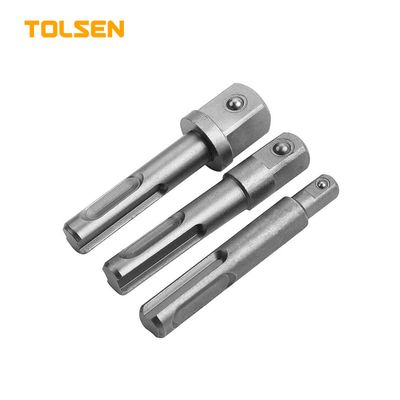 Tolsen 3Pcs SDS-PLUS Adaptor Set 10mm (1/4 , 3/8 , 1/2) Model:77865_img_0