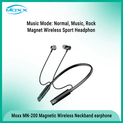 MOXX MN200 Super Base Neckband Bluetooth Headsets BT5.3 Sports IPX5 with Mic_img_1