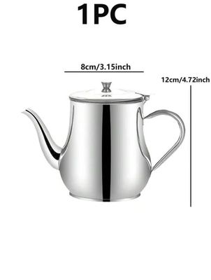 Filter Cooking Oil Pot Kitchen Large Capacity 410ml Stainless Steel Oil Strainer Pot Container Jug Storage Can_img_3
