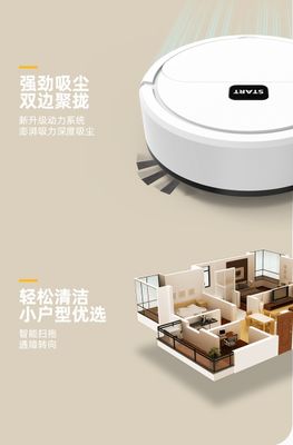 Automatic mini sweeping robot mop and suction three-in-one cleaning machine lazy vacuum cleaner household small gift_img_6