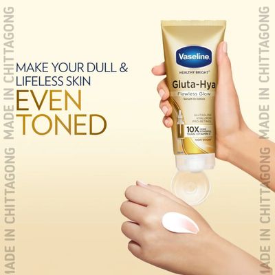 Vaseline Gluta-Hya Serum Burst Lotion | Flawless Bright Skin_img_1