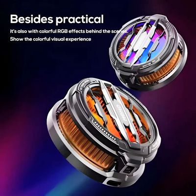 Memo CX07 15W Magnetic Phone Cooler with RGB Light Mobile Gaming Cooling Fan_img_1