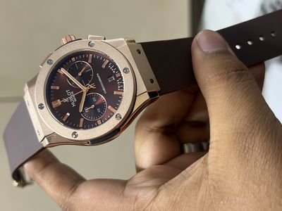 HUBLOT CLASSIC FUSION ROSE GOLD CASE BROWN BELT BROWN DIAL_img_0