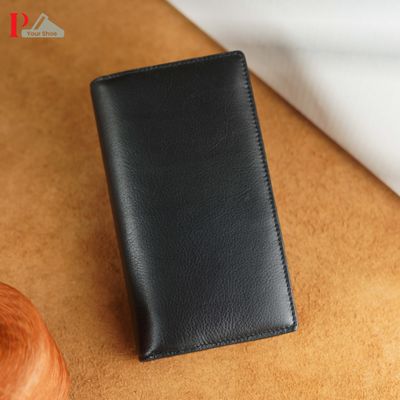 Black Double Chamber Long Wallet_img_0