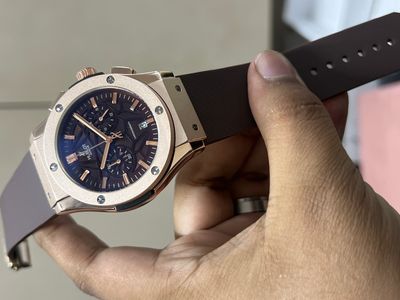 HUBLOT BELT SPIDER BROWN DIAL ROSE GOLD CASE BROWN BELT_img_0