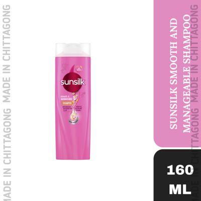 Sunsilk Hair Care Smooth & Manageable Shampoo 160ml (Unilever Original)_img_1