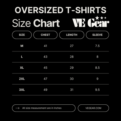 VE Gear Limited Edition ”SIGNATURE” Bronze and Black  Oversized T-shirt_img_1