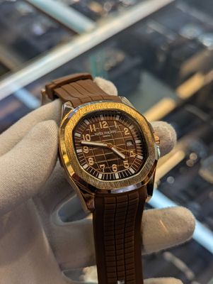 patek aquanaut non chrono brown rose gold_img_0