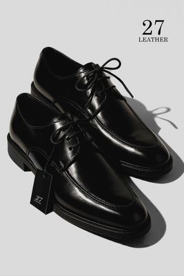 Velor Premium Leather Shoe(Black)_img_1