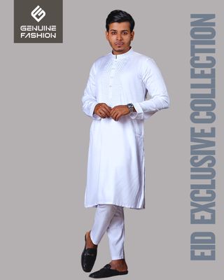 MEN'S PREMIUM PANJABI 35210 - WHITE_img_0