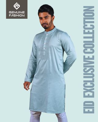 MEN'S PREMIUM PANJABI 35210 - ASH_img_0