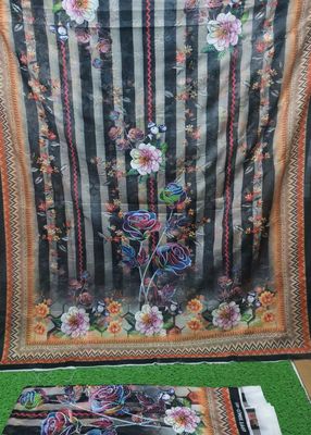 Striped & Floral Patch Salwar Kameez (3-Piece)_img_1