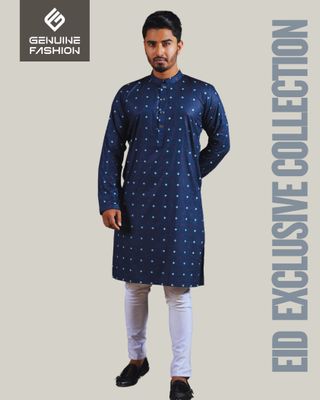 MEN'S CLASSIC PANJABI 35310 - NAVY BLUE_img_0