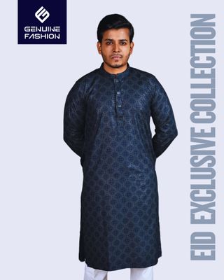MEN'S CLASSIC PANJABI 35311 - NAVY BLUE_img_0