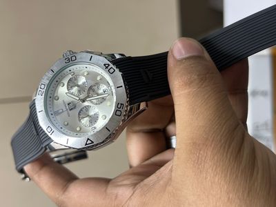 TAG AQUARACER SILVER CASE SILVER DIAL BLK BELT_img_0