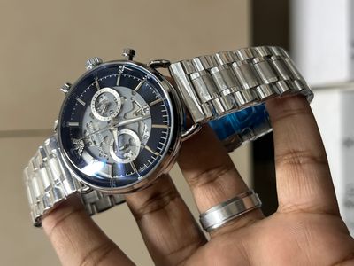 ARMANI CH OVAL GLASS MECCANICO BLACK DIAL_img_0