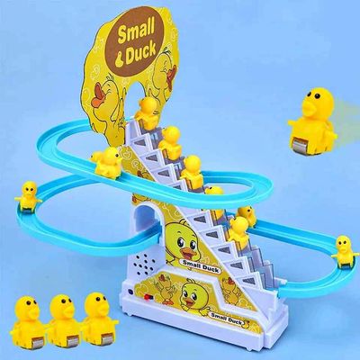 Electric Small Duck Climbing Stairs Toy_img_2