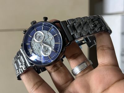 ARMANI CH OVAL GLASS MECCANICO BLUE DIAL_img_0