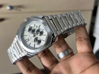 BVLGARI CHAIN WHITE DIAL BLACK SUB_img_0