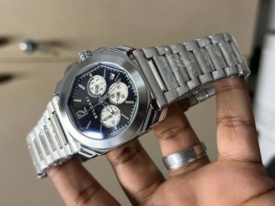 BVLGARI CHAIN BLACK PLAIN DIAL WHITE SUB_img_0