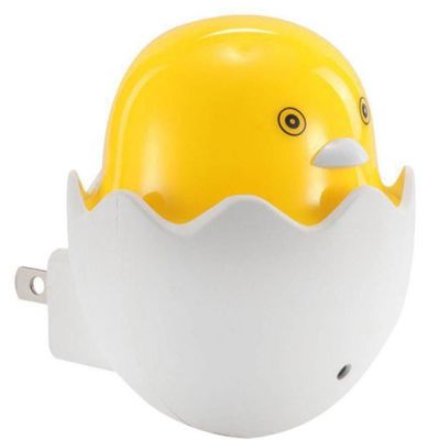 yellow duck with egg shape led night light_img_1
