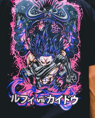 Oversized T-shirt in One Piece Anime print_img_2