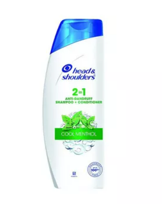 Head & Shoulders 2 in 1 Cool Menthol Anti Dandruff Shampoo + Conditioner 180 ml_img_0