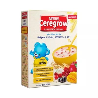 Nestle Ceregrow 5 Fruits Junior Cereal With Milk 5+Y_img_0