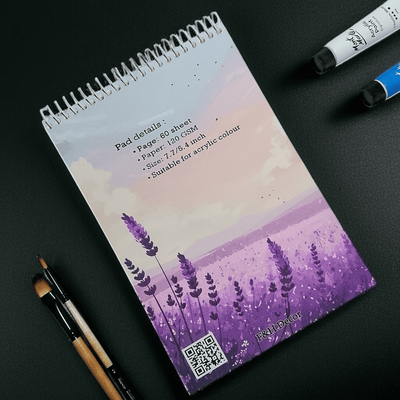 Lavender Dreams Art Pad (7.5 x 5.4 inch)_img_1